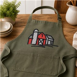 BARNS - 4x4 barn beginner-friendly machine embroidery design for patchwork quilt blocks