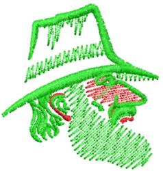 Playful bearded man with a vibrant green hat, featuring bold lines and expressive facial features.