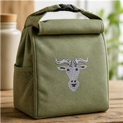 head quick stitch machine embroidery - Billy Goat Head perfect for insulated lunch bags