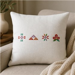 leaf beginner-friendly machine embroidery - Fiesta Border (SLEEVE) for Themed Celebrations