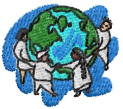 Hands Around World