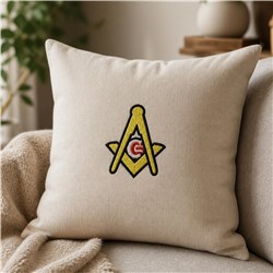 MASONIC EMBLEM - 4x4 emblem beginner-friendly embroidery design for Backpacks