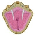 beginner-friendly head machine embroidery pattern - Side Winder Head for Educational Materials