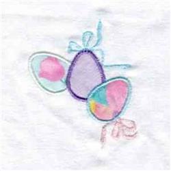 4x4 applique Easter eggs pattern - Applique Easter Egg for decorative pillow covers