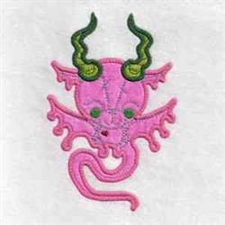 angel applique machine embroidery - Devil Applique perfect for decorative pillow covers