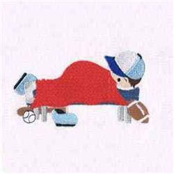 boy detailed machine embroidery - Diddle Diddle Dumpling Boy for decorative pillow covers