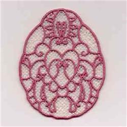 FSL Easter Egg - 4x4 Easter eggs in-the-hoop embroidery design for Table Linens