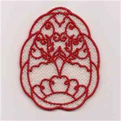 detailed easter tree redwork machine embroidery pattern - FSL Easter Egg for decorative pillow covers