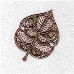 Leaf - 4x4 tree detailed machine embroidery design perfect for patchwork quilt blocks