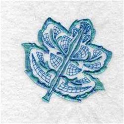 tree detailed machine digital embroidery - Leaf perfect for patchwork quilt blocks
