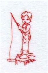 daniel redwork machine embroidery - Redwork Daniel perfect for cute baby onesies