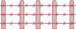 Redwork Barbed Wire
