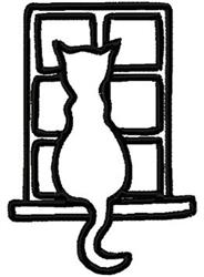 Cat In Window