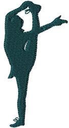 Cheerleader - 4x4 cheerleader beginner-friendly embroidery design for Cheerleader Uniforms