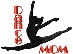 beginner-friendly split machine embroidery pattern - Dance Mom Split for Cheer Gear