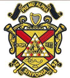 Phi Mu Alpha Crest