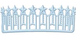 detailed crown machine embroidery pattern - State Crown perfect for Party Hats