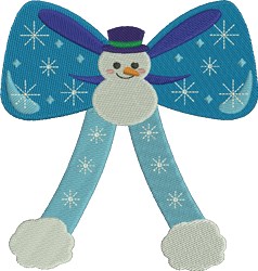 Snowman Bow
