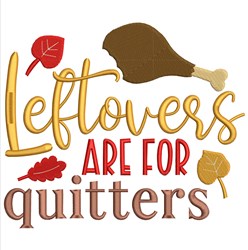 Leftovers Embroidery Design | EmbroideryDesigns.com