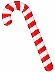 cane quick stitch machine embroidery - Candy Cane perfect for reusable tote bags