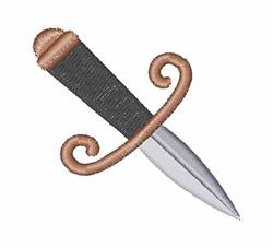 dagger quick stitch machine digital embroidery - Dagger perfect for Workshop Banners