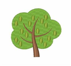 tree beginner-friendly machine embroidery - Deciduous Tree perfect for kitchen aprons