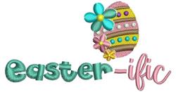 easter-ific beginner-friendly machine embroidery - Easter-ific for Easter Baskets