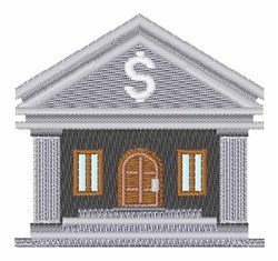 Bank Embroidery Design | EmbroideryDesigns.com