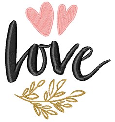 Love Hearts Embroidery Design | EmbroideryDesigns.com