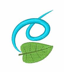 quick stitch autumn leaf machine embroidery pattern - Falling Leaf for patchwork quilt blocks