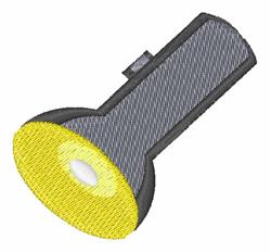 beginner-friendly flashlight machine embroidery pattern - Flashlight for decorative pillow covers