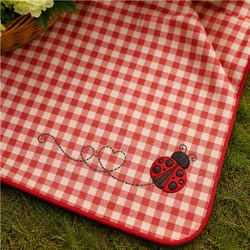 Ladybug - 5x7 heart quick stitch machine machine embroidery design perfect for Hats