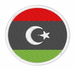 Libya Flag - 4x4 flag beginner-friendly embroidery design for Patches for jackets