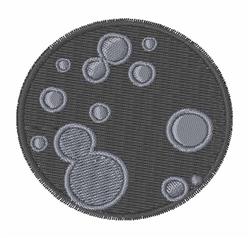 Minimalist design featuring playful light gray bubbles on a dark gray background, perfect for casual decor.