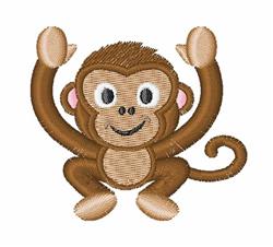 beginner-friendly monkey machine embroidery pattern - Monkey perfect for Stuffed Toys