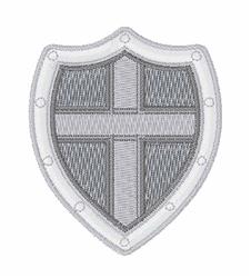 Shield - 4x4 shield beginner-friendly machine embroidery design for kitchen aprons
