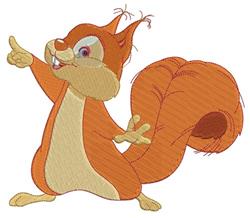 detailed squirrel machine embroidery pattern - Squirrel for Nature-Themed Decor