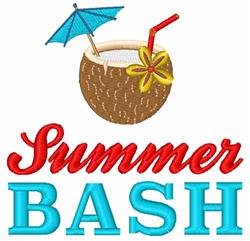 detailed summer bash machine embroidery pattern - Summer Bash for Picnic Blankets