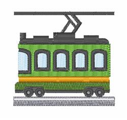 Train - 4x4 train beginner-friendly machine embroidery design perfect for Aprons