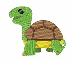 beginner-friendly turtle machine embroidery pattern - Turtle for decorative pillow covers