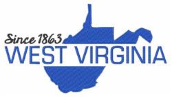 1863 WV - 5x7 1863 detailed machine embroidery design perfect for reusable tote bags