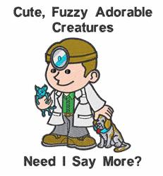 Adorable Creatures - 5x7 cat detailed machine embroidery design for reusable tote bags