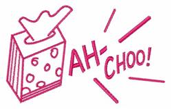 beginner-friendly tissue machine embroidery pattern - Ah-choo Tissue for decorative pillow covers
