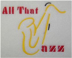 jazz beginner-friendly machine embroidery - All That Jazz for decorative pillow covers
