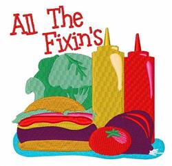 fixin detailed machine embroidery - All The Fixins perfect for decorative pillow covers