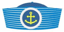 detailed hat machine embroidery pattern - Anchor Sailor Hat perfect for kitchen aprons