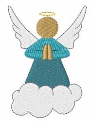 beginner-friendly angel machine embroidery pattern - Angel perfect for kitchen aprons