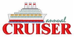 beginner-friendly cruiser machine embroidery pattern - Annual Cruiser for Cruise Souvenirs