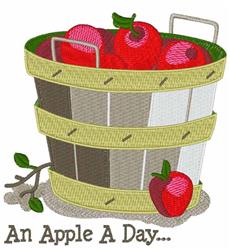 detailed leaf machine embroidery pattern - Apple A Day for decorative pillow covers