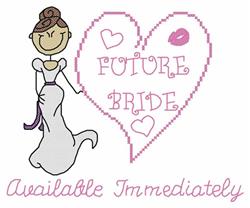 detailed heart machine embroidery pattern - Available Immediately for Wedding Banners